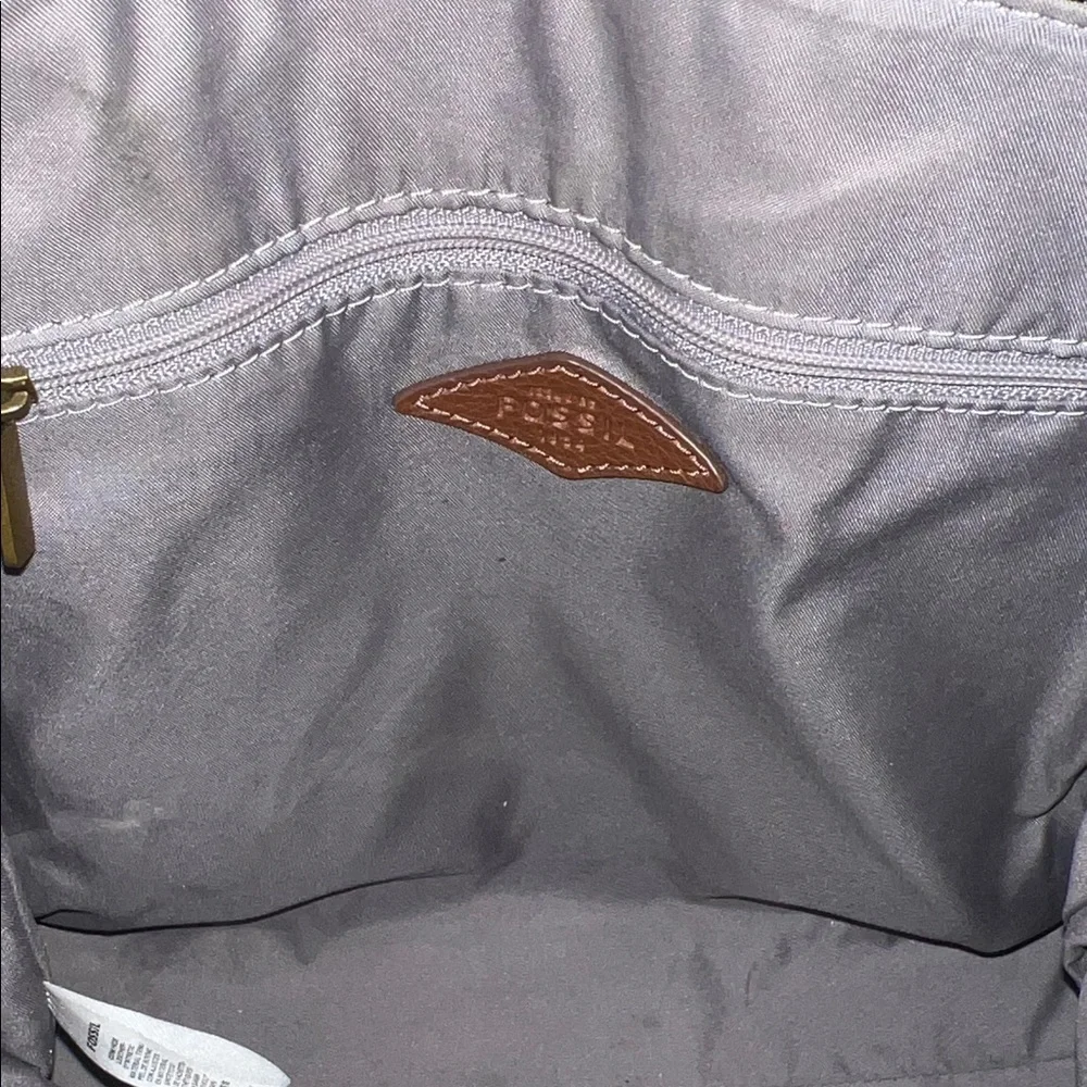 Fossil Black Leather Shoulder Bag - Picture 3 of 4